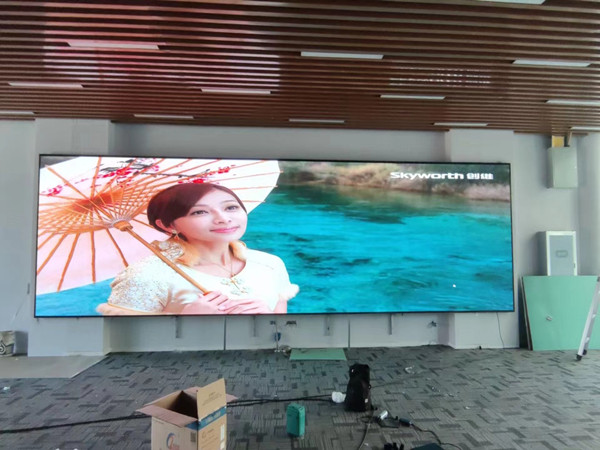 上海P1.53led小间距屏安装案例